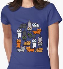 Super Kitten Pile (Just Cats) Women's Fitted T-Shirt