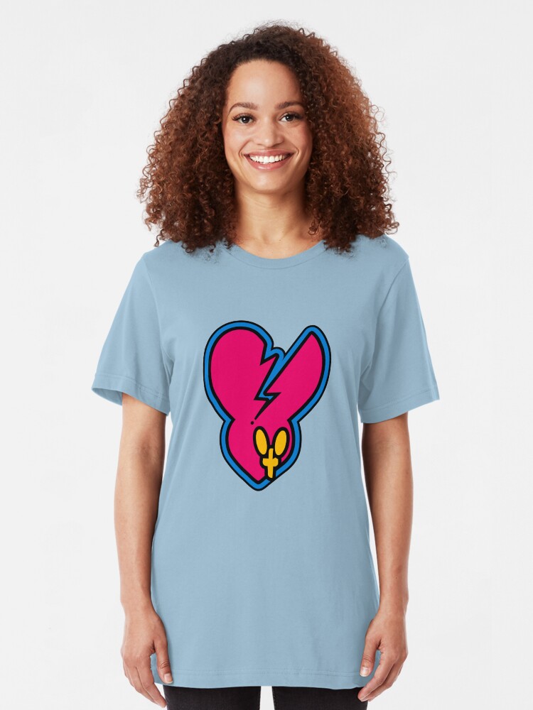 Alternate view of Love Shockers - Jet Set Radio Slim Fit T-Shirt