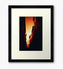Blood Orange - Lomo Framed Print
