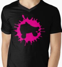 skate splat T-Shirt mit V-Ausschnitt