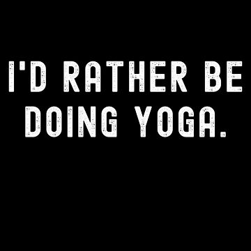 Yoga funny quote' Sticker