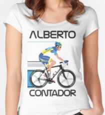 ALBERTO CONTADOR Women's Fitted Scoop T-Shirt