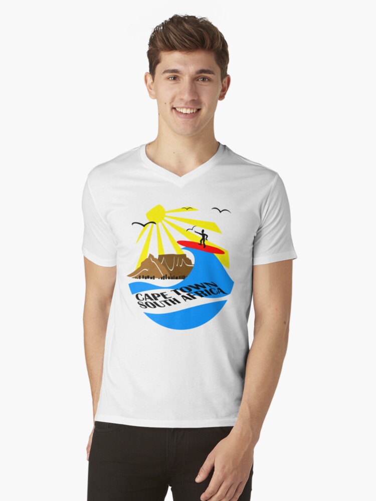 "Cape Town, South Africa" Mens VNeck TShirts by Sirkib Redbubble