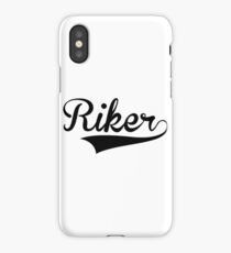 Baseball-Stil Riker iPhone-Hülle & Cover