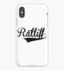 Baseball-Stil Ratliff iPhone-Hülle & Cover