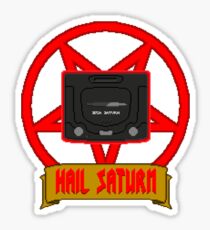 Hail Saturn Sticker