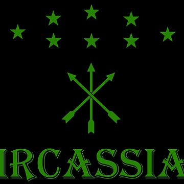 Tscherkessen Flagge Sweatshirt - Adiga Flagge Design Für Stolze Tscherkessen