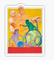 Vintage science fiction drugs Sticker