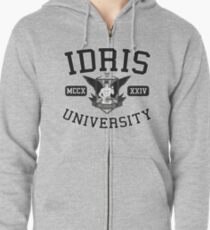 Idris University Zipped Hoodie