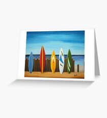 Surf On Greeting Card