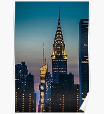 Chrysler Building At Sunset Poster