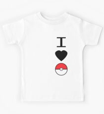 I Heart Pokemon Kids Tee