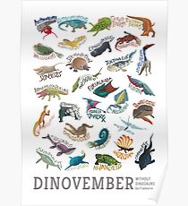 Dinovember Without Dinosaurs 2015 Poster