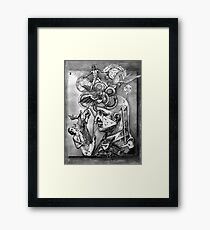 D M F. Framed Print