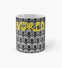 Sherlock - Bored (with wallpaper) Mug