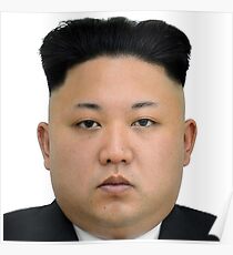 Kim Jong-un Face on something... :D Poster
