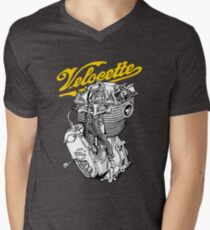 Classic British Motorcycle Engine - Velocette KTT350 Men's V-Neck T-Shirt