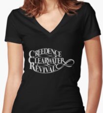 Creedence clearwater revival Women's Fitted V-Neck T-Shirt