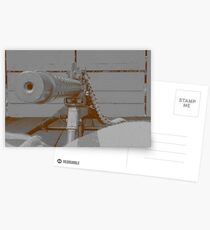 down the barrel of a gun Postcards