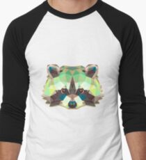 Raccoon Animals Gift Men's Baseball ¾ T-Shirt