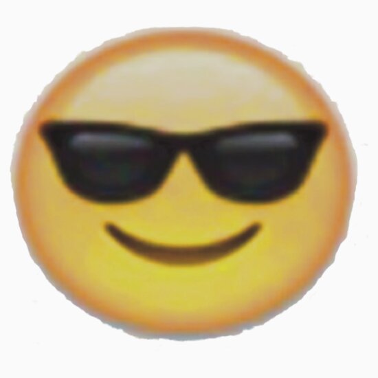 Sunglasses Emoji: Gifts & Merchandise | Redbubble