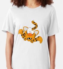 Cartoon tiger Slim Fit T-Shirt