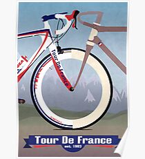 Tour De France Bike Poster
