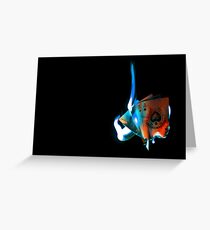 Flaming Aces Greeting Card