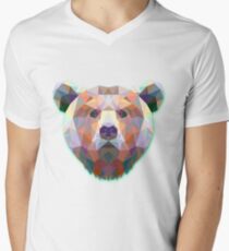 Bear Animals Gift Men's V-Neck T-Shirt