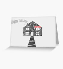Welcome to your new home greeting card. Greeting Card