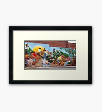 mural Framed Print