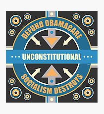 Defund Obamacare Photographic Print