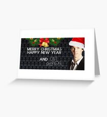 Sherlock Christmas Greeting Card