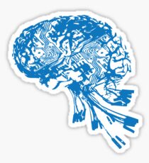 Computer Brain Sticker
