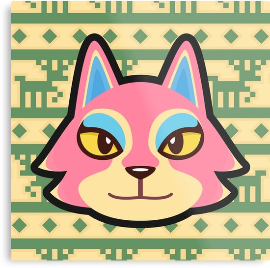 "FREYA ANIMAL CROSSING" Metal Print by purplepixel | Redbubble