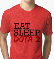 eat, sleep, dota 2 Tri-blend T-Shirt