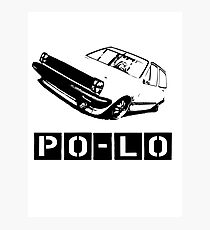 Lo VW Polo vector T-Shirt Photographic Print