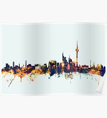 Berlin Deutschland Skyline Poster