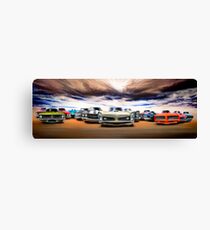 "Heavy Muscle" They come at you screaming!... Canvas Print