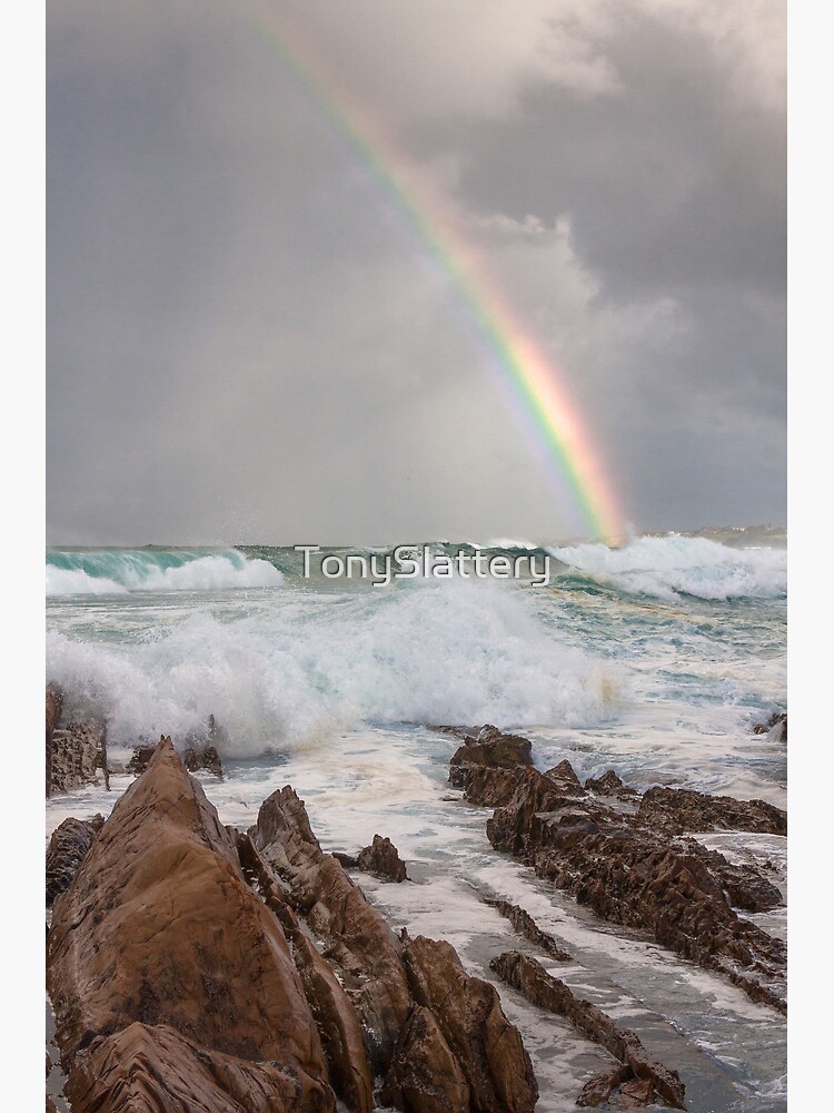 Rainbow over Yabarra Beach by TonySlattery