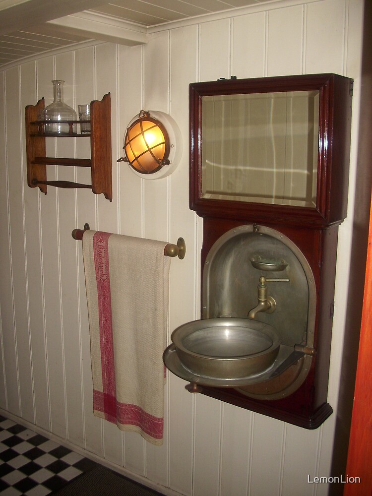 "Old fashioned Bathroom" by LemonLion Redbubble