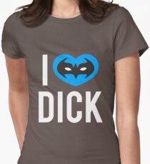 I Heart Dick Women's Fitted T-Shirt
