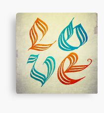Triple Love Canvas Print