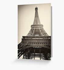 Eiffel Tower, Paris Greeting Card