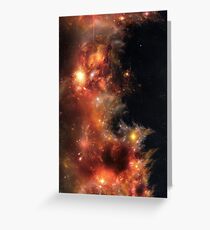 Blaze Nebula Greeting Card