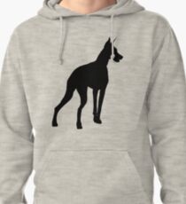 Doberman Silhouette Pullover Hoodie