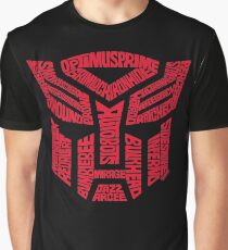 Transformers Autobots Red Graphic T-Shirt