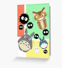 Totoro and Friends Greeting Card