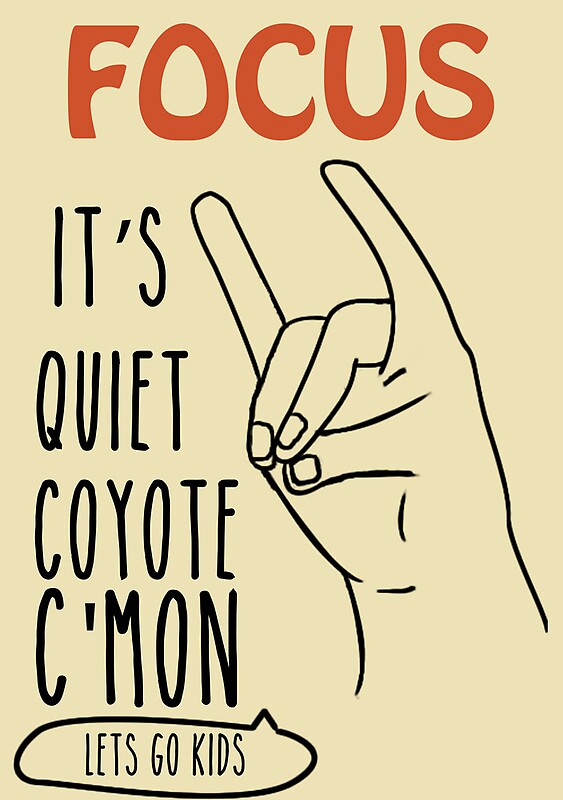 "Quiet Coyote" by lampiek Redbubble