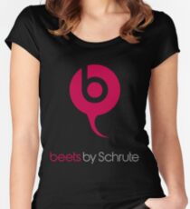 Beets By Schrute Women's Fitted Scoop T-Shirt